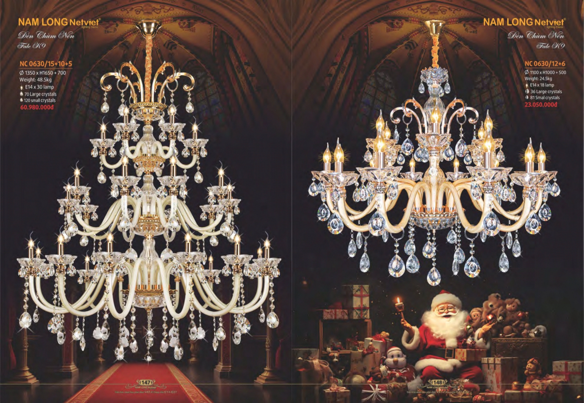 Bảng giá đèn trang trí Nam Long